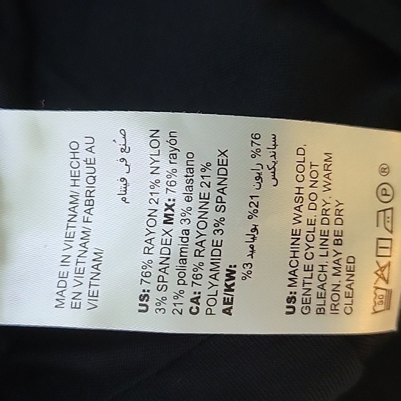 Chico's So Slimming Brigitte Side Vent Slim Crops Size Small/6 - Picture 8 of 8